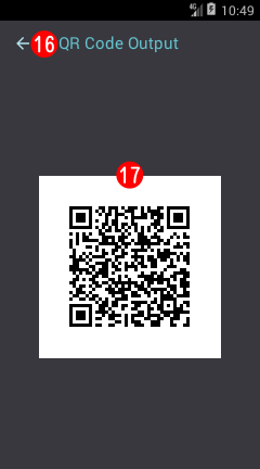 Import from QR code